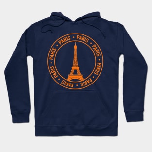 Paris Passport Stamp Hoodie